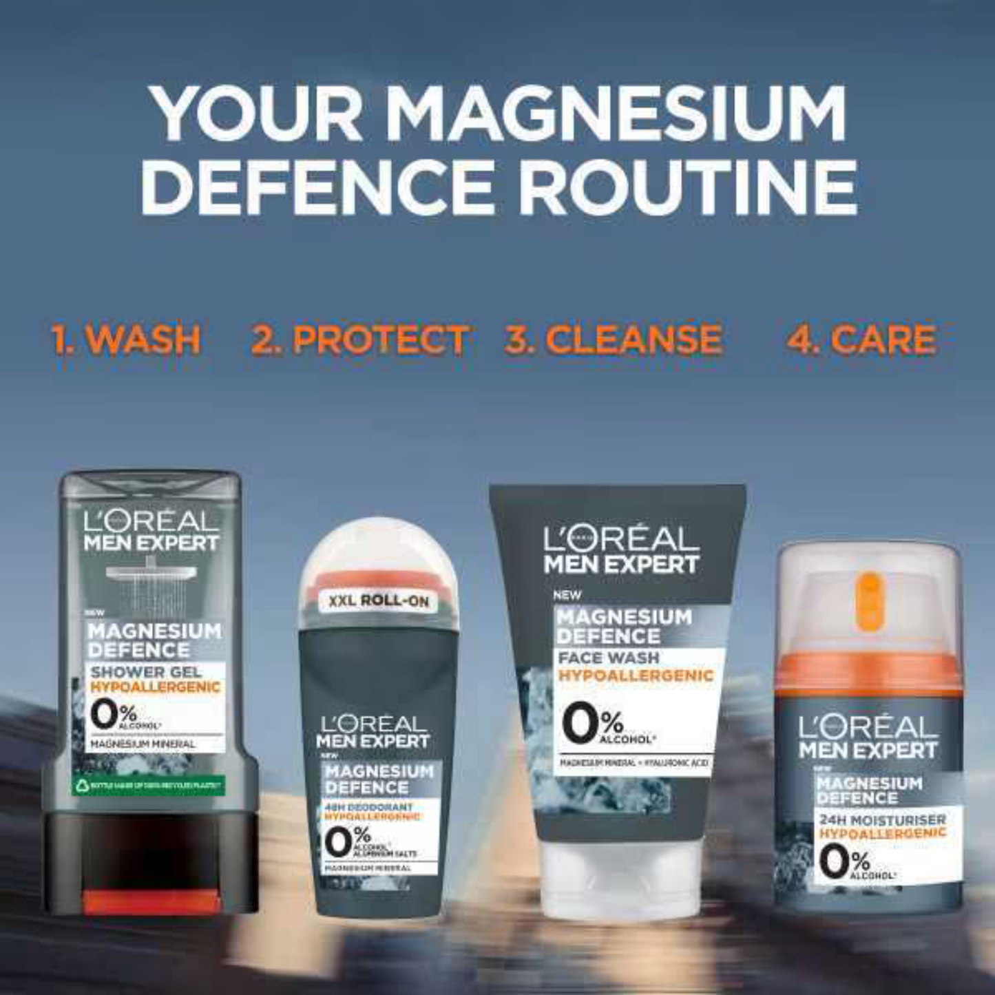 L'Oréal Paris Men Expert Magnesium Hypoallergenic 48H Roll On Deodorant long lasting scent effective protect against body brand premium UK low price bd Dhaka