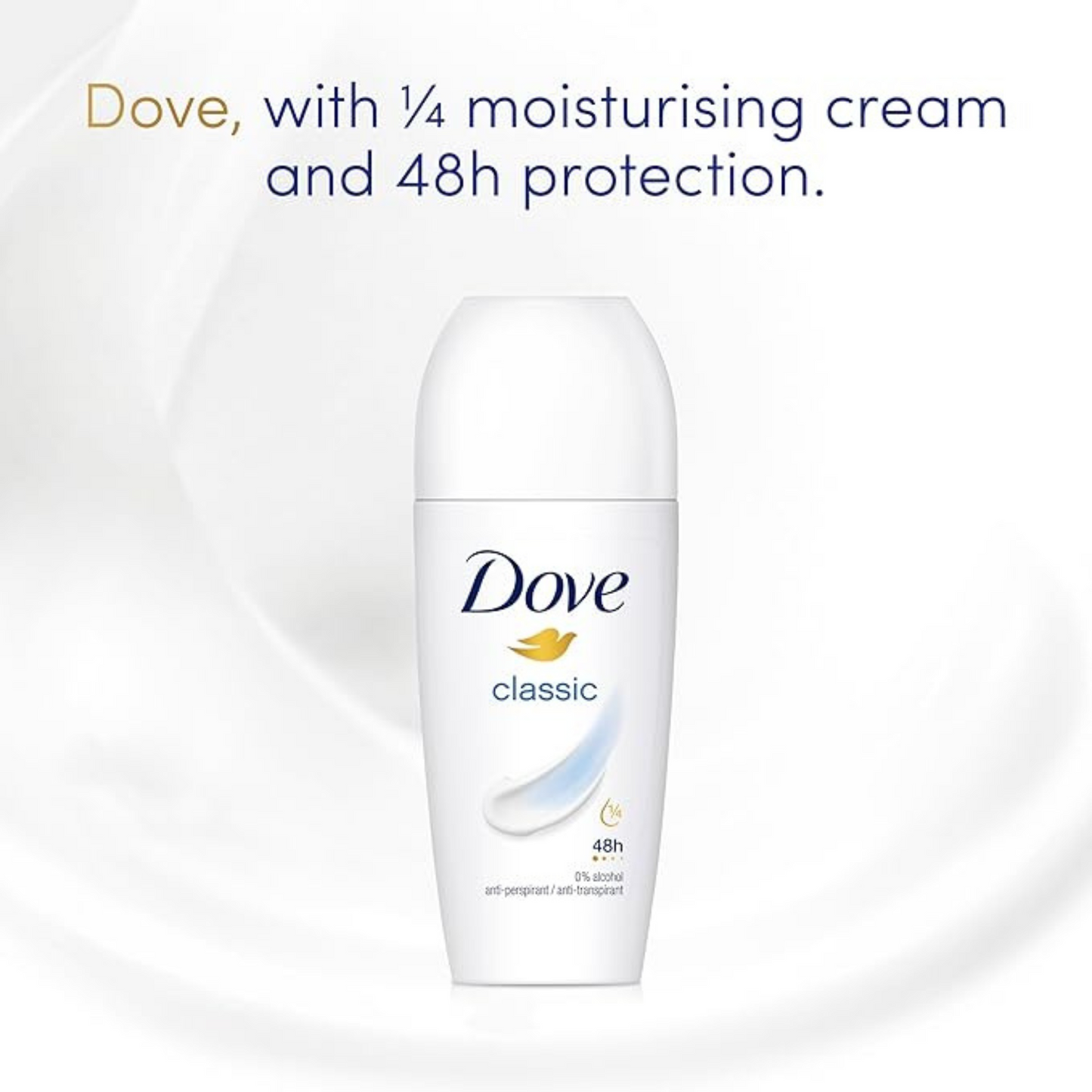 Dove Women's Classic 48h Roll-On Antiperspirant Deodorant 48h sweat odor protect Best long last fresh scent spary girl imported perfume premium low price in bd