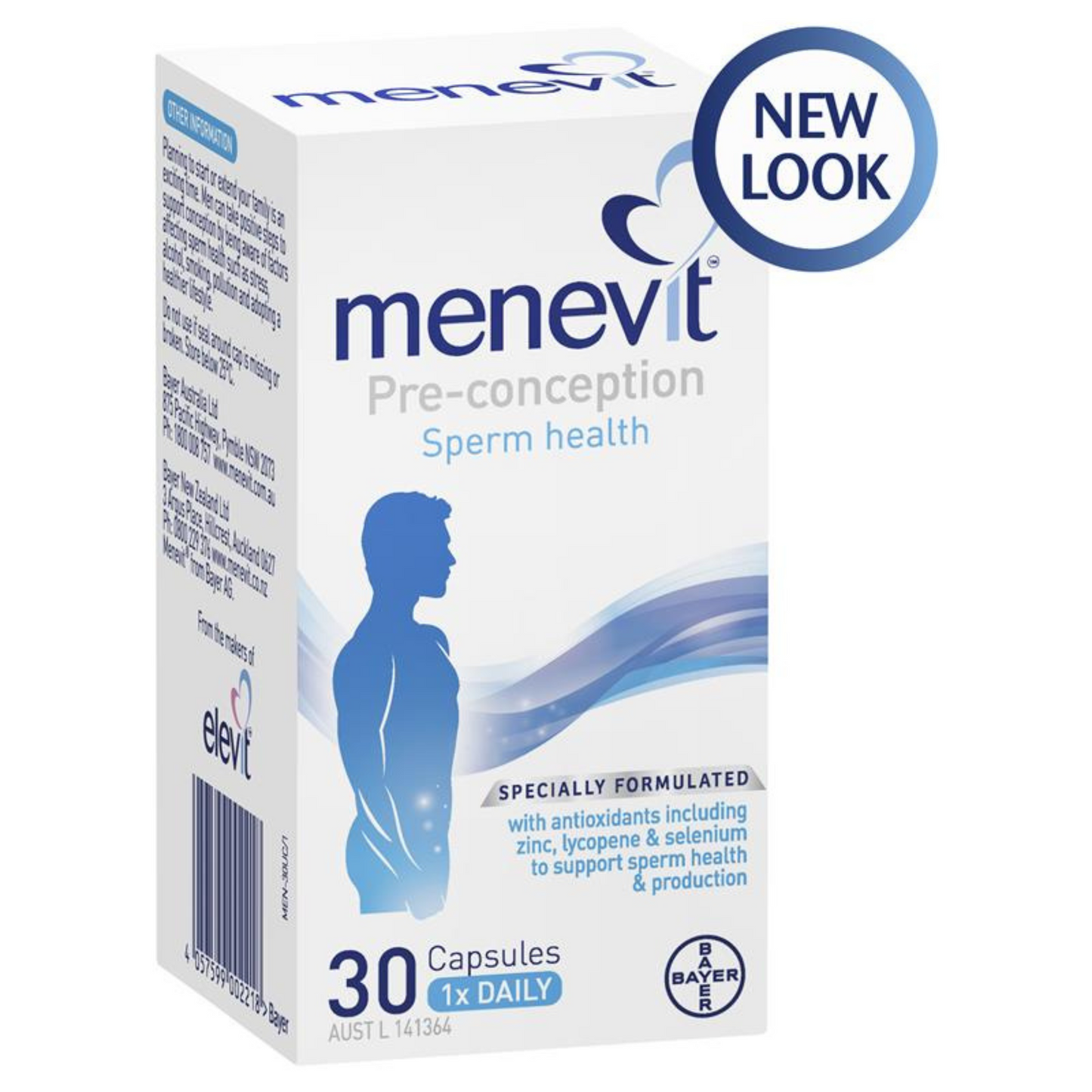 Menevit Pre-Conception Sperm Health support couples planning pregnancy care Best imported Australia supplement multivitamin fertility nutrition low price in BD
