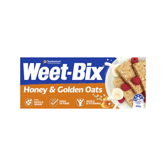 Sanitarium Weet-Bix Honey Golden Oatst Breakfast Cereal sugar saturated fat fibre Vitamin Best genuine foreign import food healthy corn low price in Dhaka BD