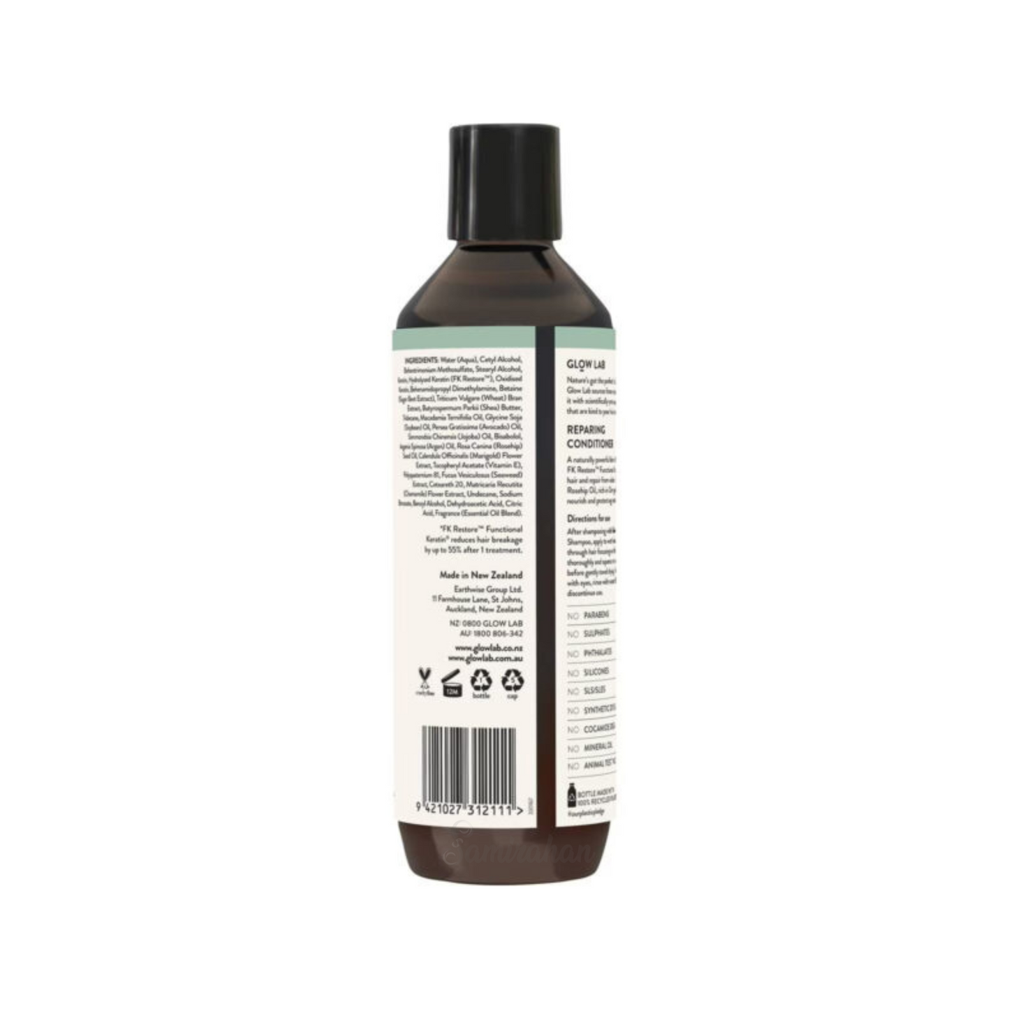 Glow Lab Repairing Conditioner Keratin Damage shhne refresh dry Best import Australia genuine authentic premium germ hair protect organic low price in Dhaka BD