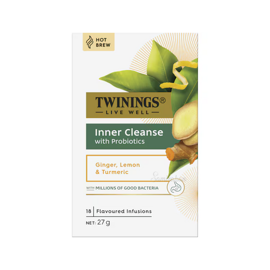 Twinings Live Well Inner Cleanse Tea Bag naturally caffeine free calm blend Valerian Root Best authentic import Australia UK instant strong cheap price in bd