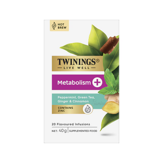 Twinings Live Well Metabolism Flavoured Tea Bag natural caffeine winter snack blend coffee Best authentic import Australia UK instant strong cheap price in bd