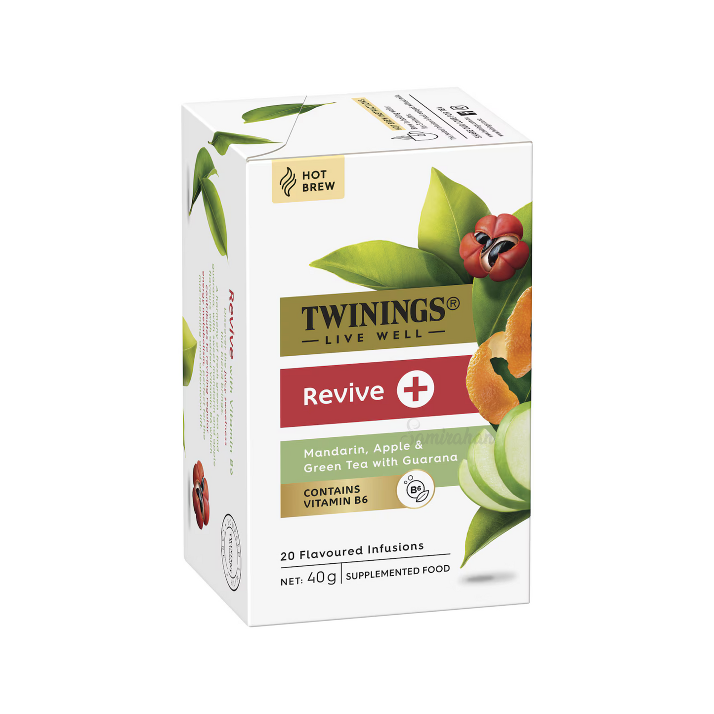 Twinings Live Well Revive Green Tea Apple Bag natural caffeine winter snack blend coffee Best authentic import Australia UK instant strong cheap price in bd