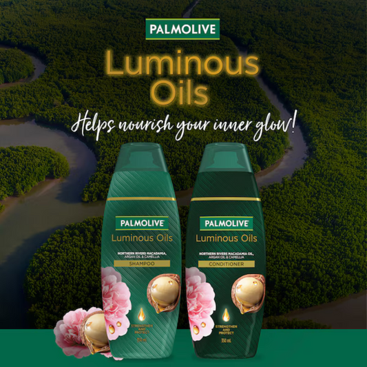 Palmolive Conditioner Luminous Oil Argan dry silky black strong shine health treat black hair Best foreign Australia care import premium black fall low price bd