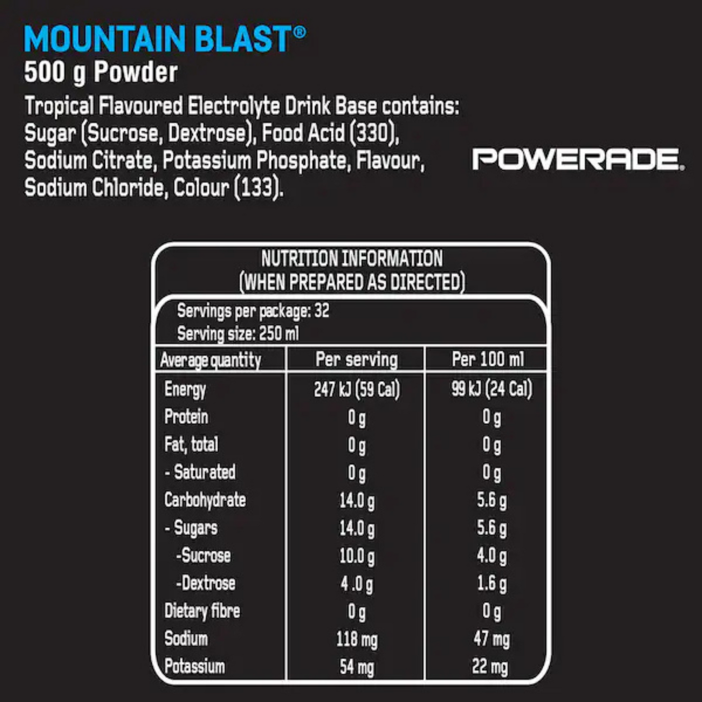 Powerade Isotonic Sports Drink electrolytes carbohydrates energy Best imported foreign Australian USA premium brand gym fitness healthy active low price in BD