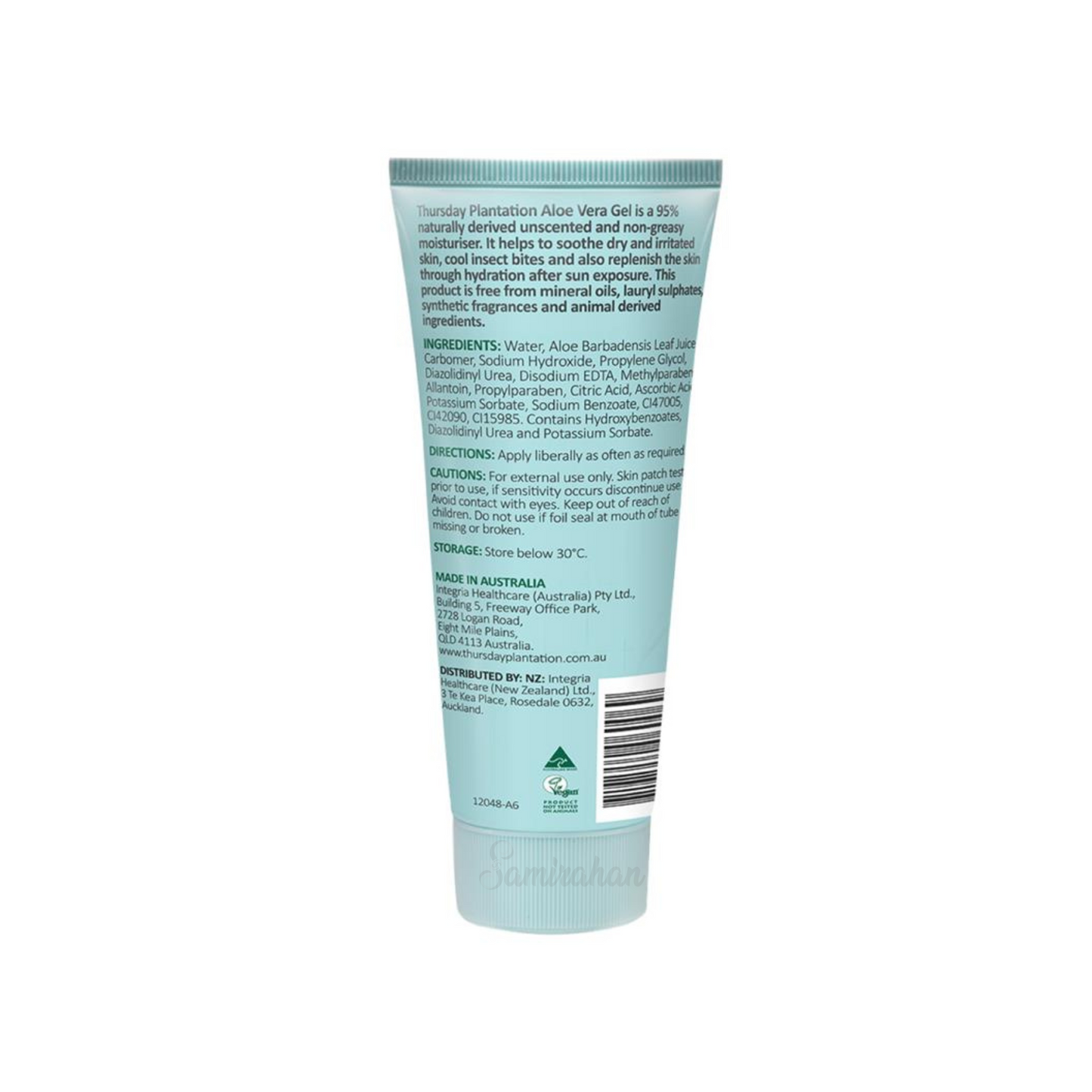 Thursday Plantation Aloe Vera Gel Natural Moisturiser dry irritated skin wash lotion sale discount harbel Best real import premium herbal Australia cheap in bd