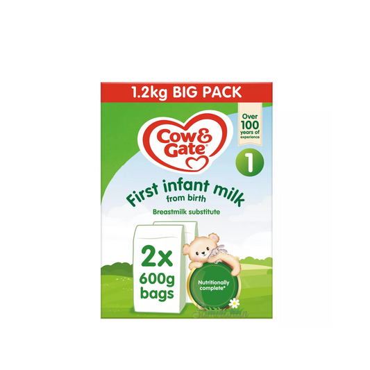 Cow & Gate Stage 1 First Infant Baby Milk Powder Birth Big Pack nutrition premium Halal best imported UK British cow quality safe health feed food low price bd
