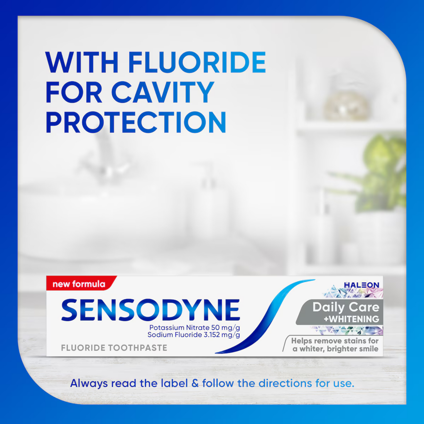Sensodyne Daily Care Whitening Toothpaste Sensitive Teeth pain gum enamel yellow Best imported foreign Australia premium quality dentist white cheap price in bd