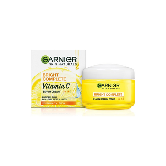 Garnier Bright Complete Fairness Serum Cream bright glow face dark spot Best clean imported original protect genuine damage care premium uk low price bd Dhaka