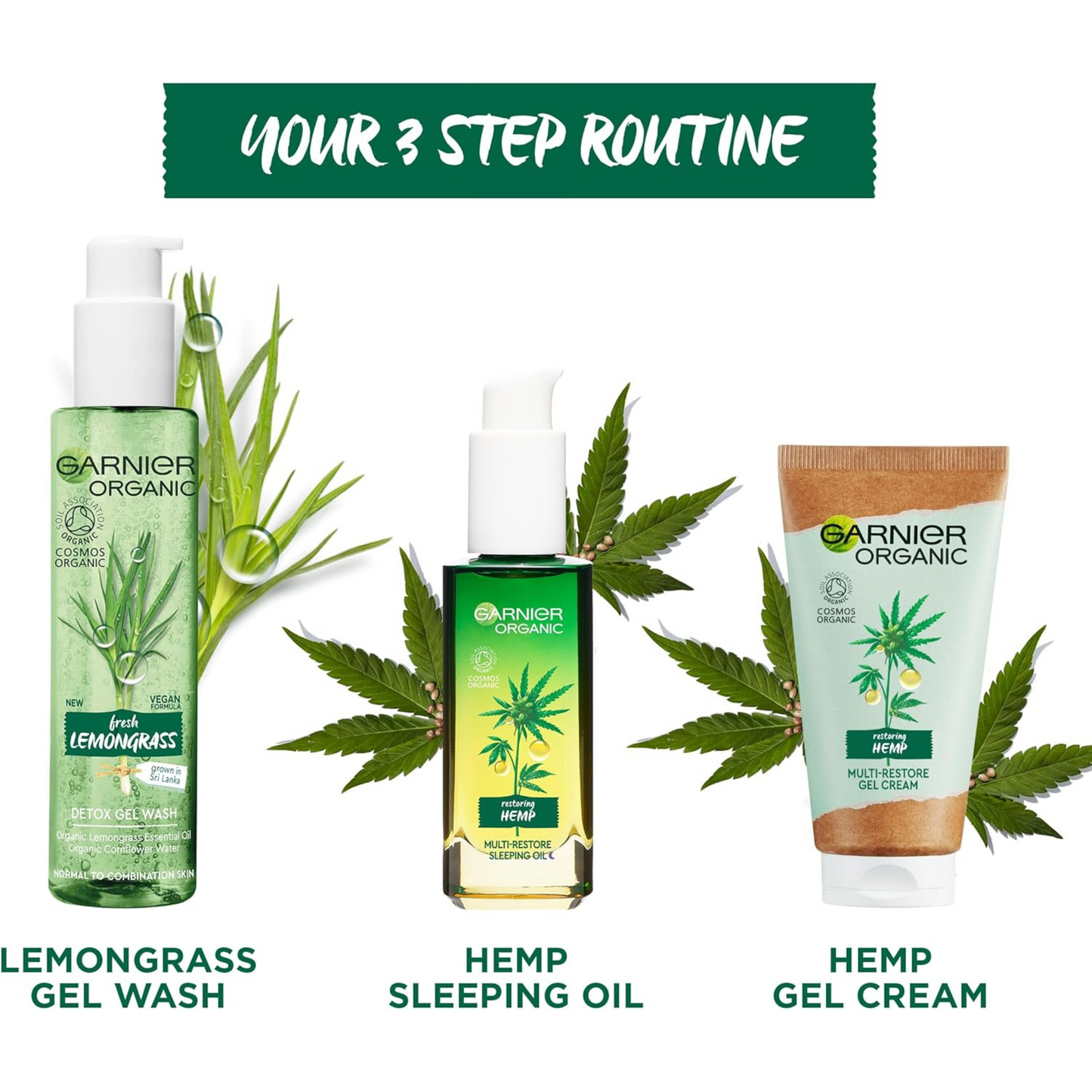 Garnier Organic Hemp Multi Restore Soothing Gel Cream bright glow face dark spot Best clean import original protect genuine damage care premium uk low price bd