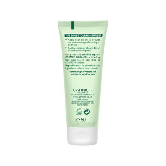 Garnier Organic Argan Nourishing Face Moisturiser Cream bright dry glow face dark spot Best clean import original protect genuine care premium uk low price bd