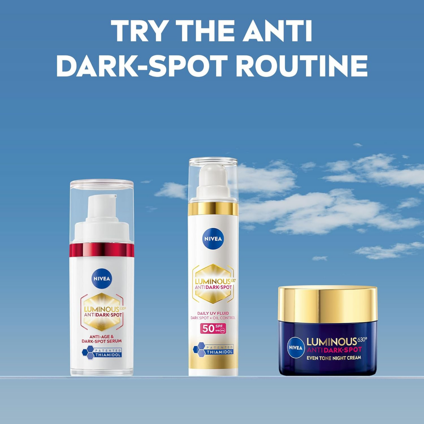NIVEA Cellular Luminous 630 Anti Dark Spot 2in1 Serum Dark Spot Day Cream glow Creatine Argan Oil Best imported authentic soft brand Australian low price in bd