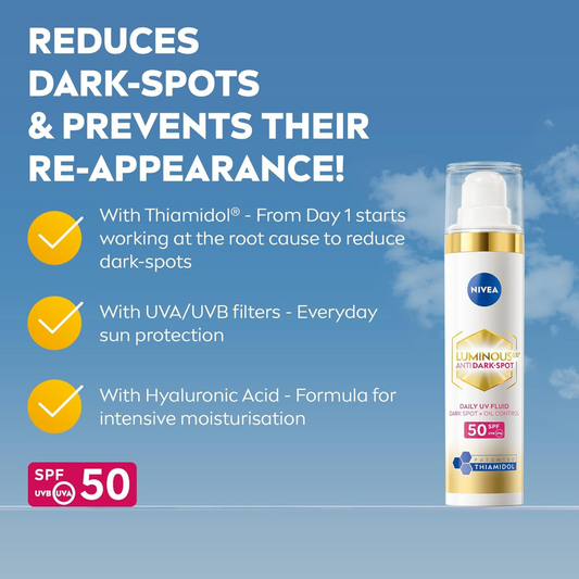 NIVEA Cellular Luminous 630 Anti Dark Spot Day Cream glow Creatine Argan Oil Best imported Makeup authentic genuine soft facial brand Australian low price in bd