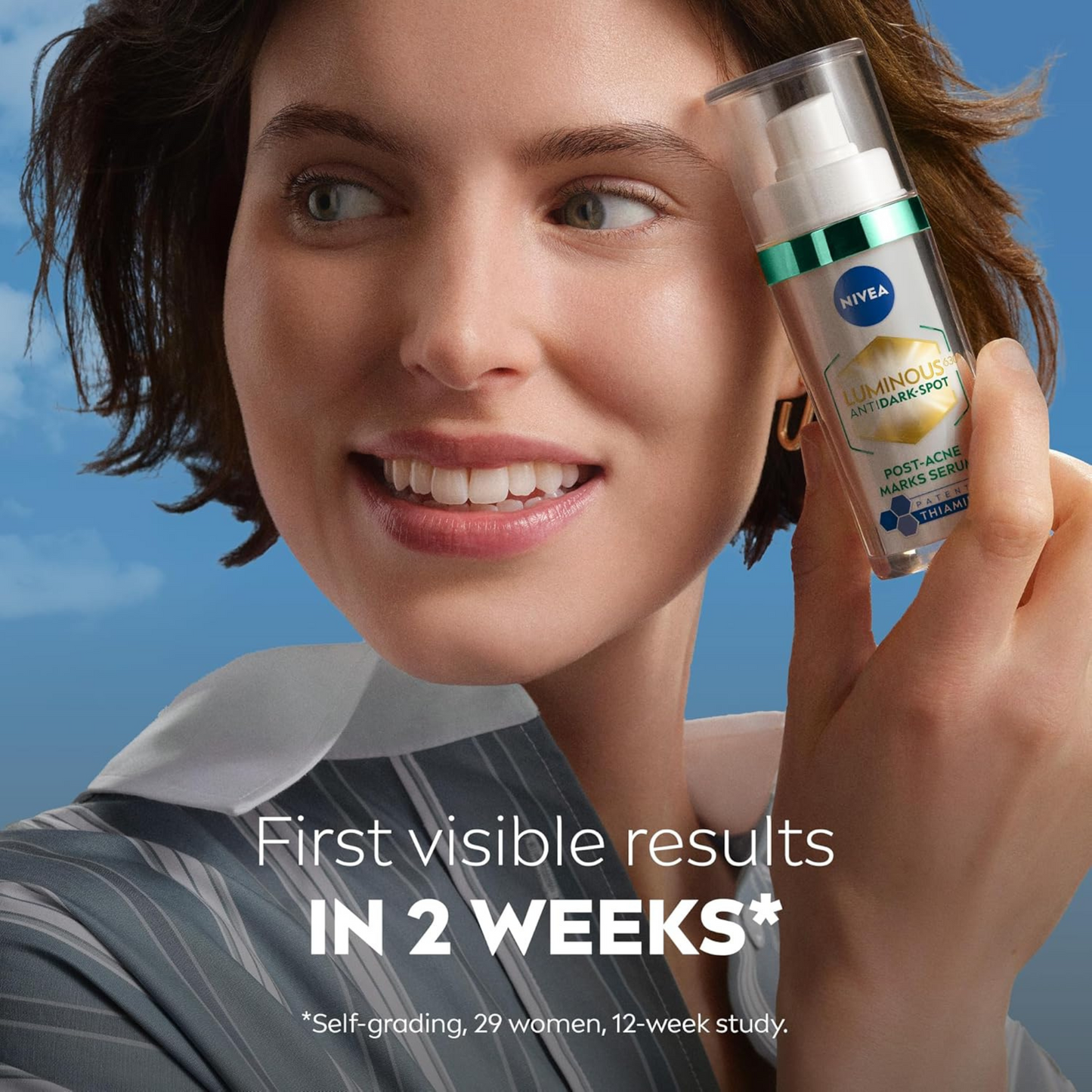 NIVEA Luminous 630 Anti Dark Spot Post Acne Skin Serum Dark Spot Day Cream glow Creatine Argan Oil Best imported authentic soft brand Australian low price in bd