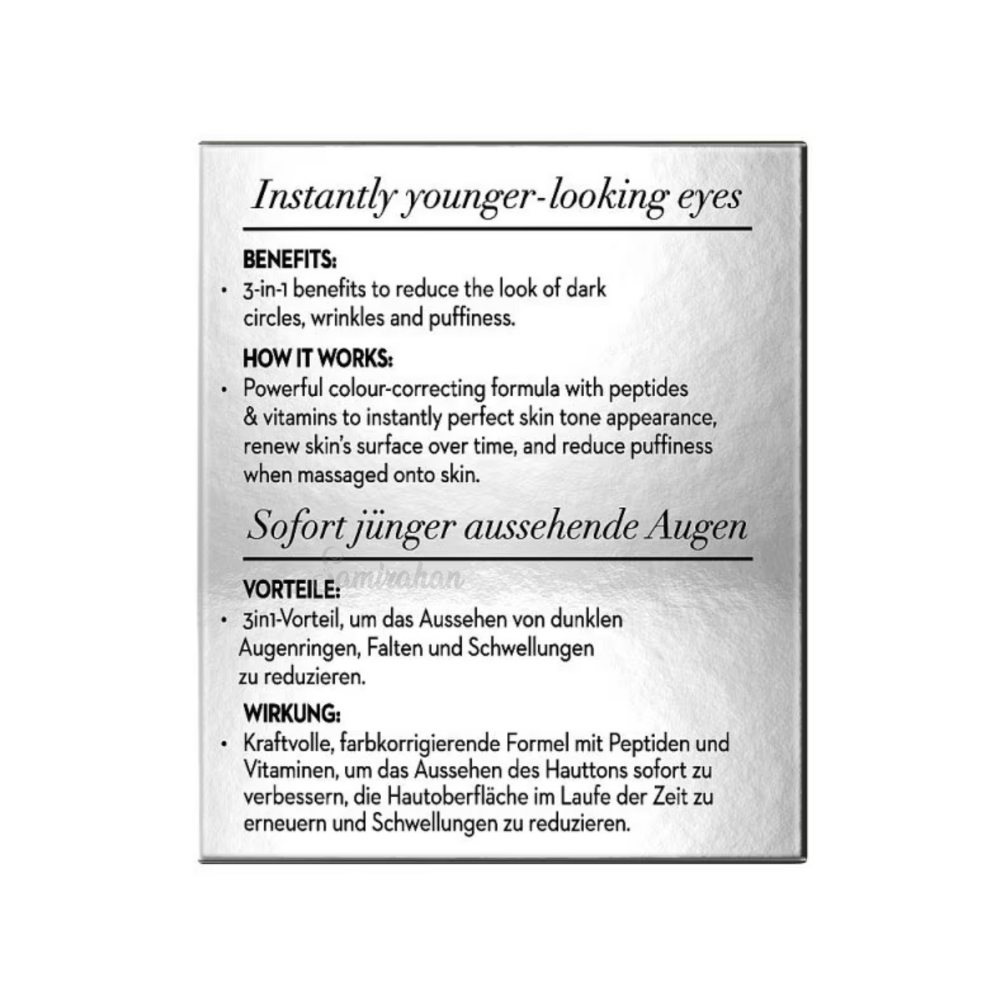 Olay Eyes Ultimate Eye Cream For Dark Circles Wrinkles refresh skin Best import Cleanser Serum makeup real quality glow care brand premium uk cheap price in BD