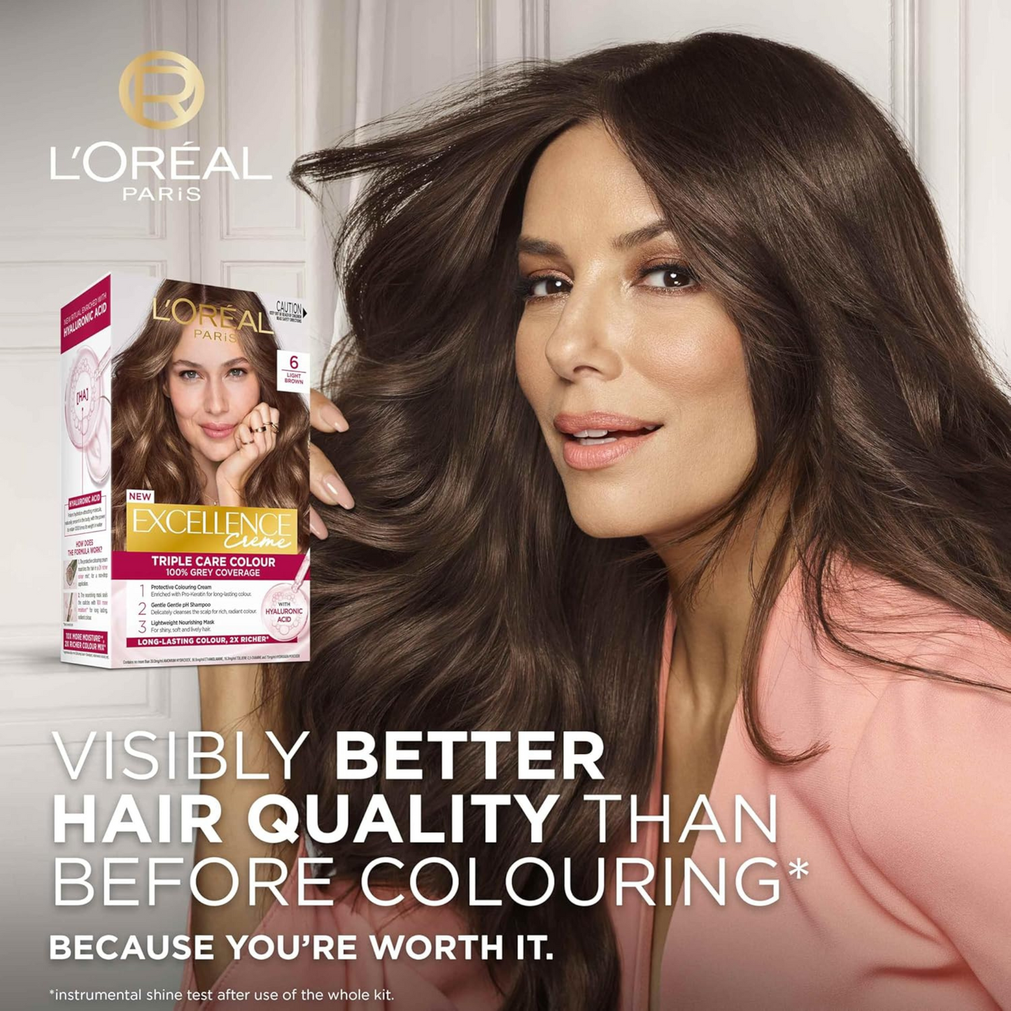 LOréal Paris Excellence Creme Hair Dye 100% Grey Light Blonde godrej multi care cosmatic look beauty import makeup brand premium uk Australia cheap price in bd