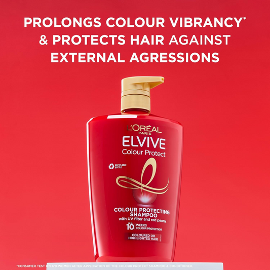 L'oreal Elvive Color Protect Shampoo Vitamin E keratin Best fine healthy growth shine foreign dandruff genuine authentic import loss damage sculp low price BD