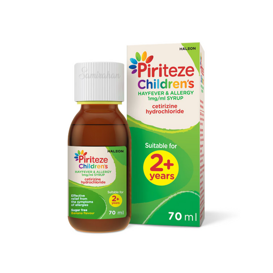 Piriteze Kids Allergy Relief Syrup hayfever allergies doctor medicine drug shop Best imported foreign UK baby care health premium quality cure cheap price in bd