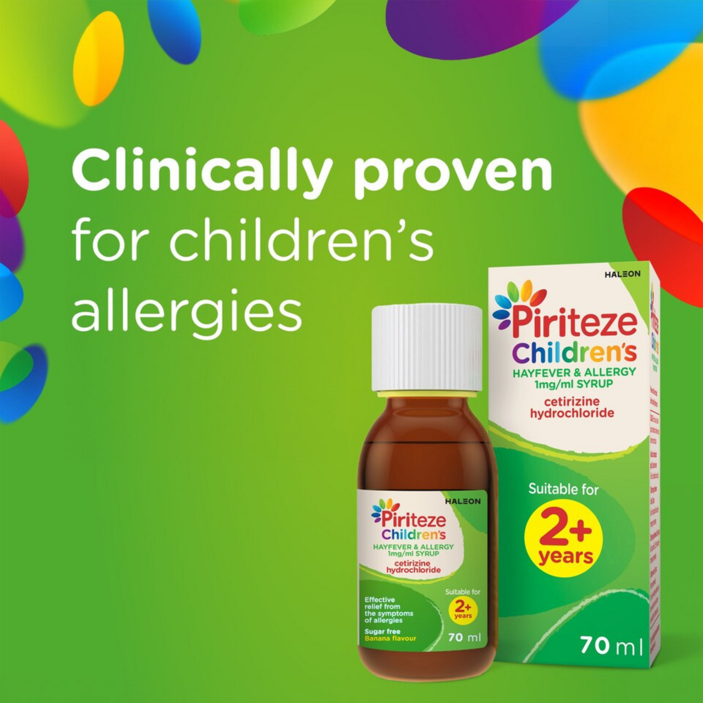 Piriteze Kids Allergy Relief Syrup hayfever allergies doctor medicine drug shop Best imported foreign UK baby care health premium quality cure cheap price in bd
