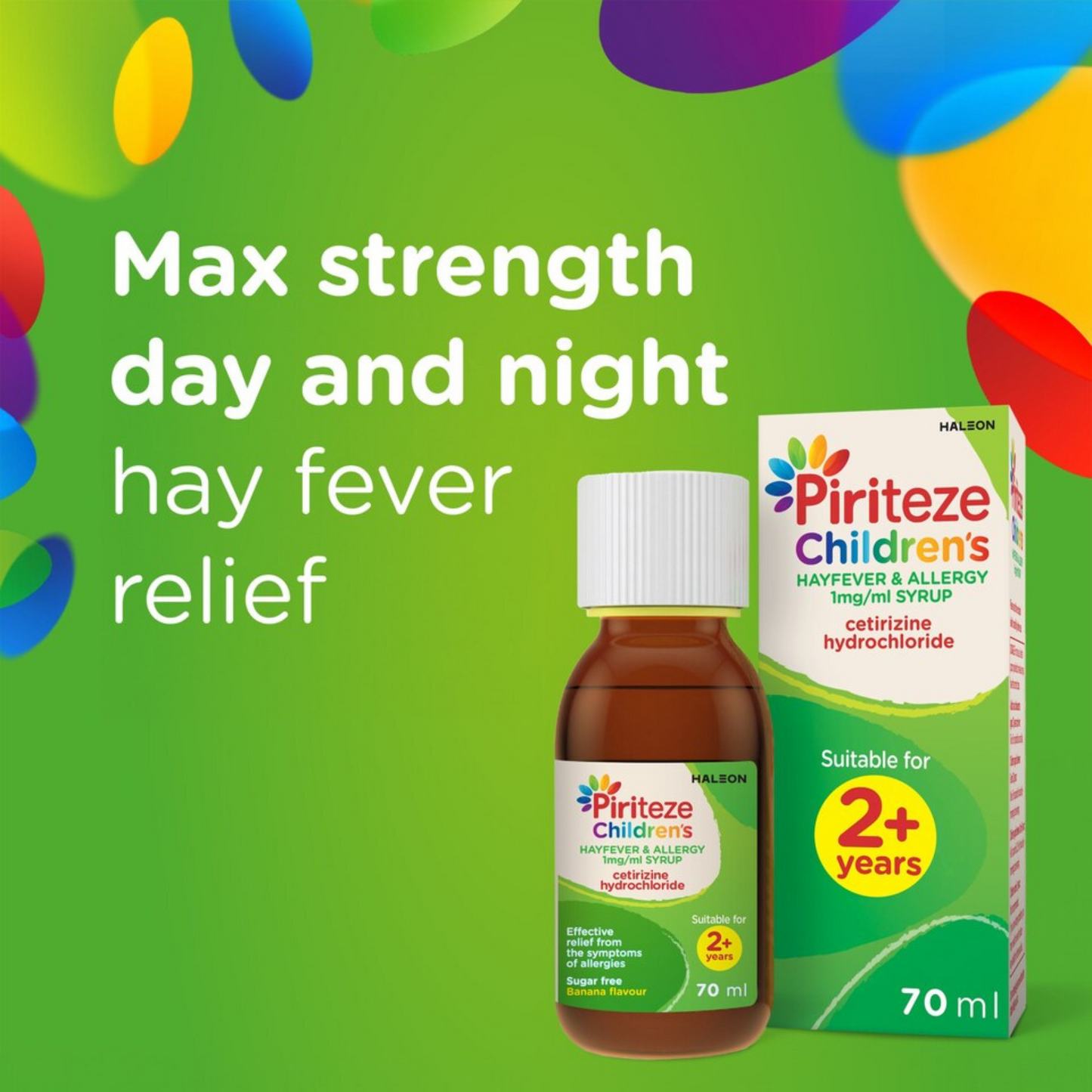 Piriteze Kids Allergy Relief Syrup hayfever allergies doctor medicine drug shop Best imported foreign UK baby care health premium quality cure cheap price in bd