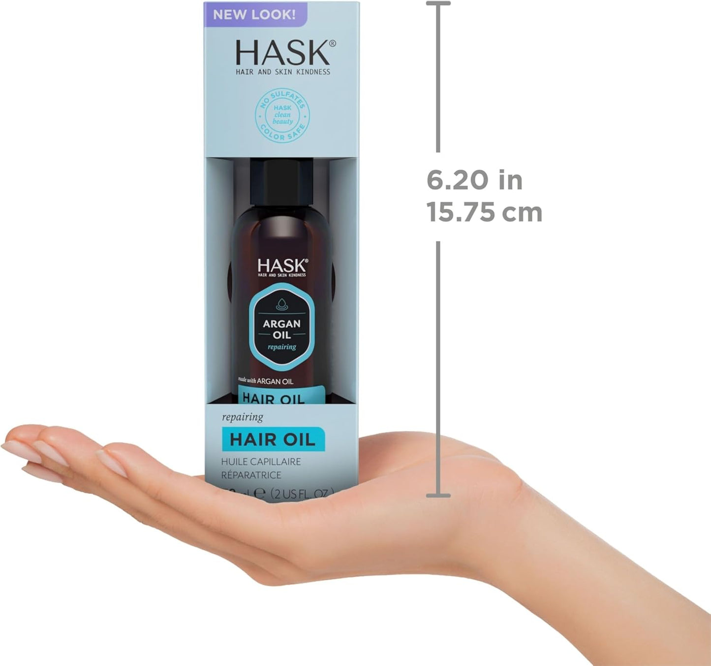 Hask Argan Oil Repairing Shine Box hair Best import dry soft organic beauty skincare anti ageing Softens renews Clean restore silky Protein Moroccan price in bd