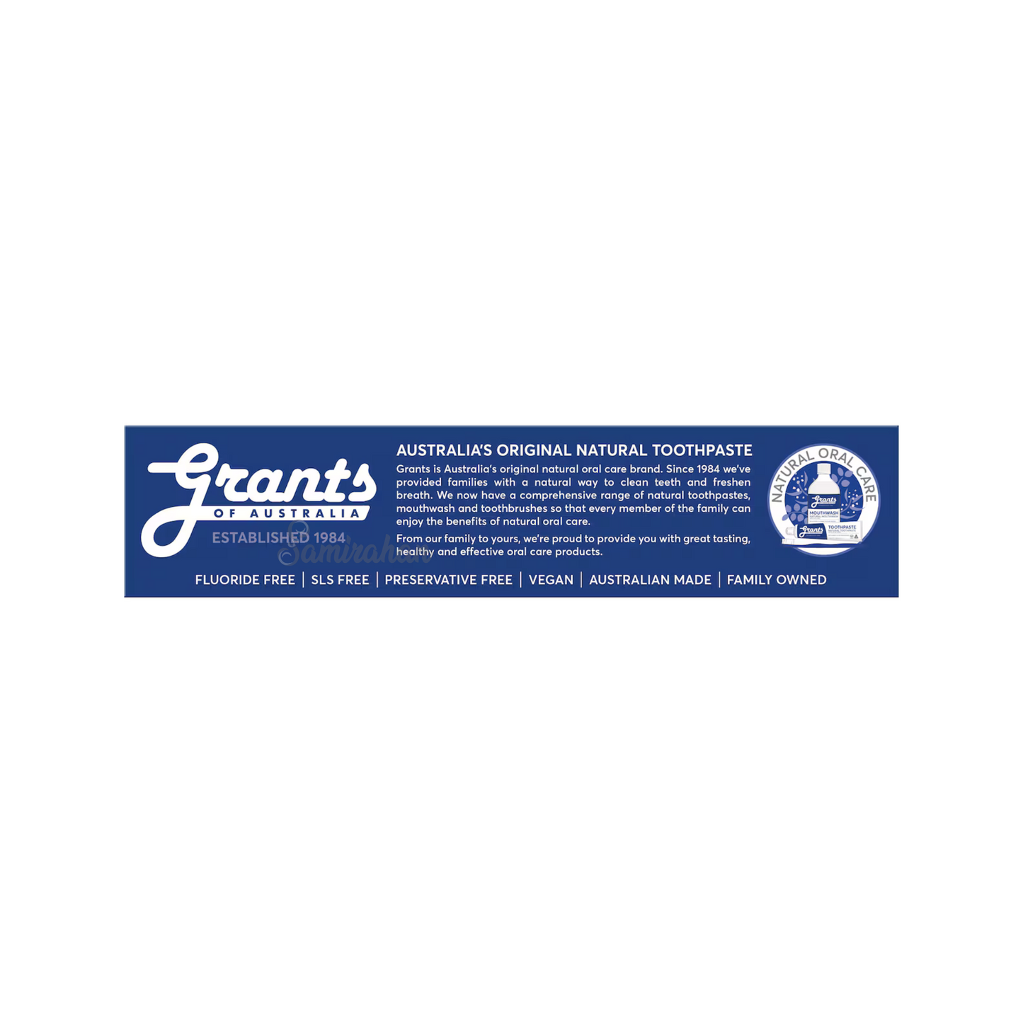white bright smile Grants Of Australia Whitening Toothpaste. soothes sensitive gums mouth strong teeth Mint medicine care germ free dental premium low price bd