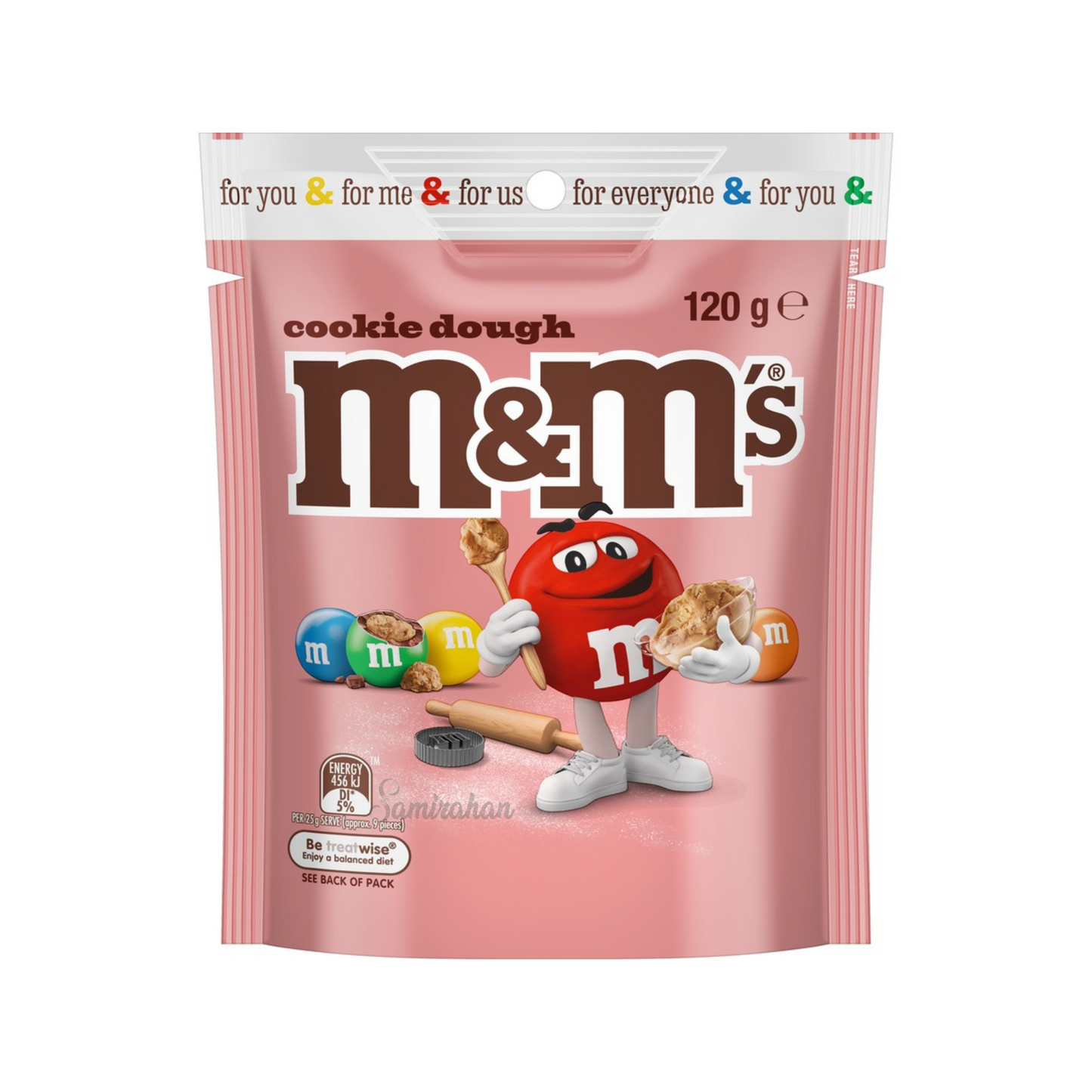 M&M's Cookie Dough Milk Chocolate Snack & Share colouful chocobean Halal Best imported Australia premium sweets candy Birthday Gift Valentines Cheap price in bd