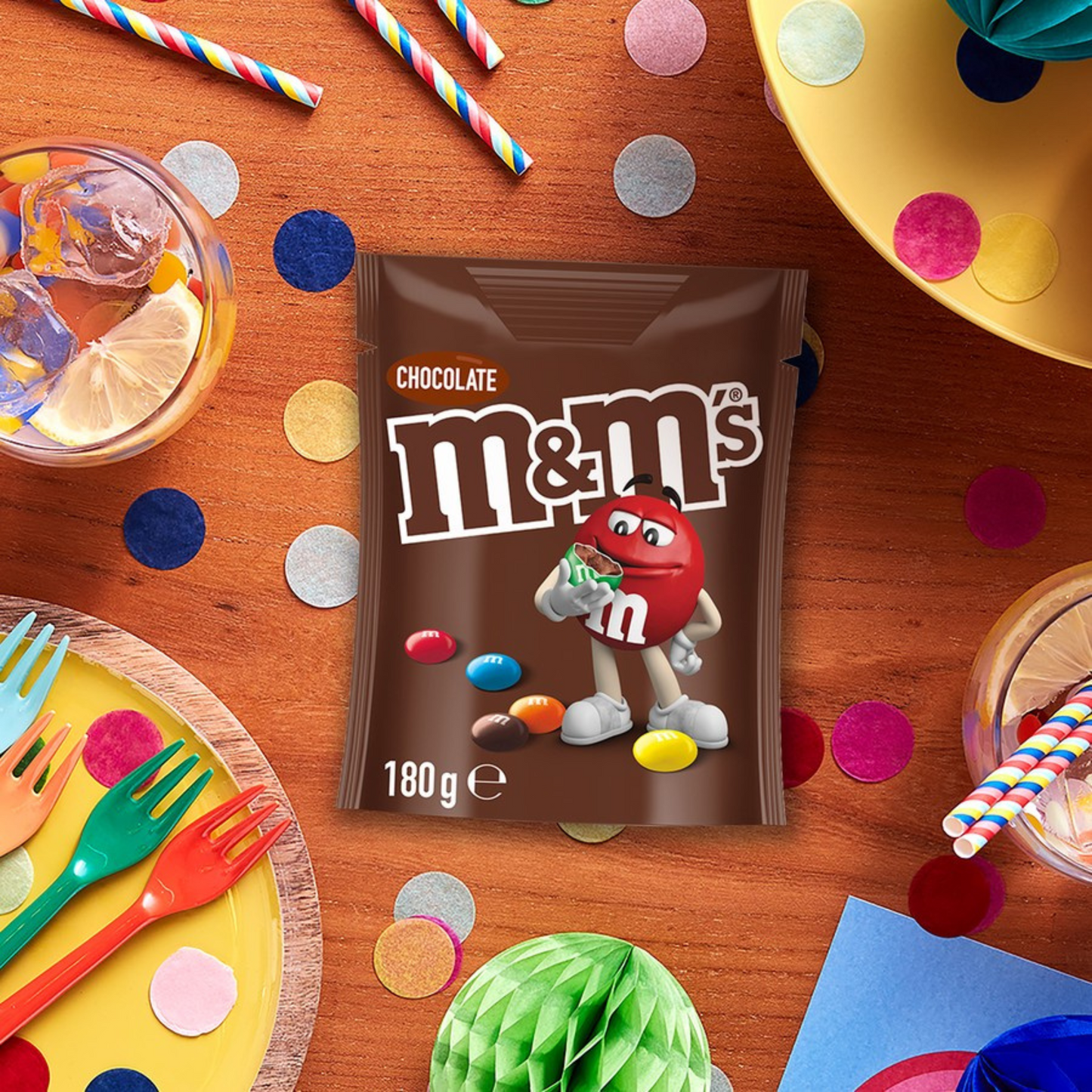 M&M's Smooth Milk Chocolate Snack & Share Bag colouful chocobean Halal Best imported Australian premium sweets candy Birthday Gift Valentines Cheap price in bd