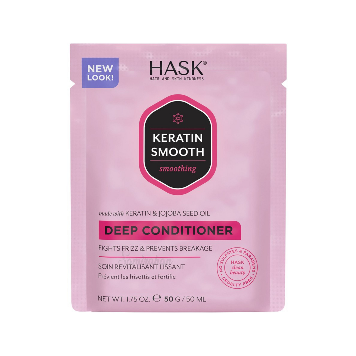 HASK Keratin Protein Jojoba Seed Oil Smooth Deep Conditioner Sachet Best imported foreign haircare quality Clean restores shiny silky Protein cheap price in bd