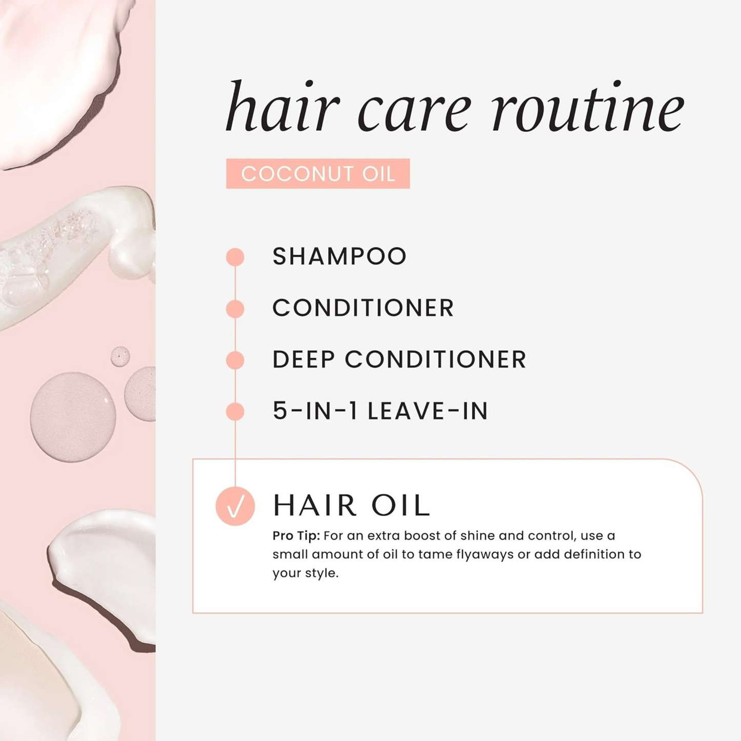 HASK Coconut Nourishing Shine Oil Vial All restore hair Best imported genuine authentic original premium beauty dandruff restore shiny silky cheap price in bd