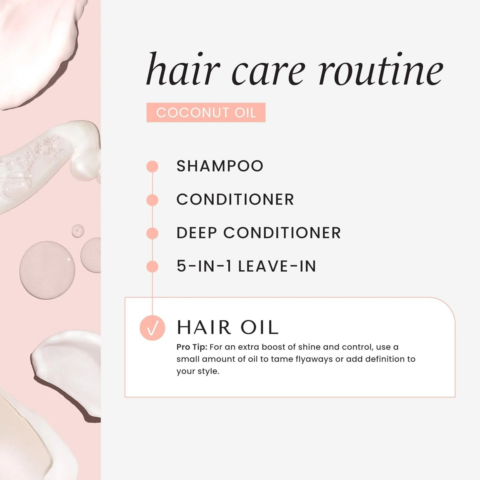 HASK Coconut Nourishing Shine Oil Vial All restore hair Best imported genuine authentic original premium beauty dandruff restore shiny silky cheap price in bd