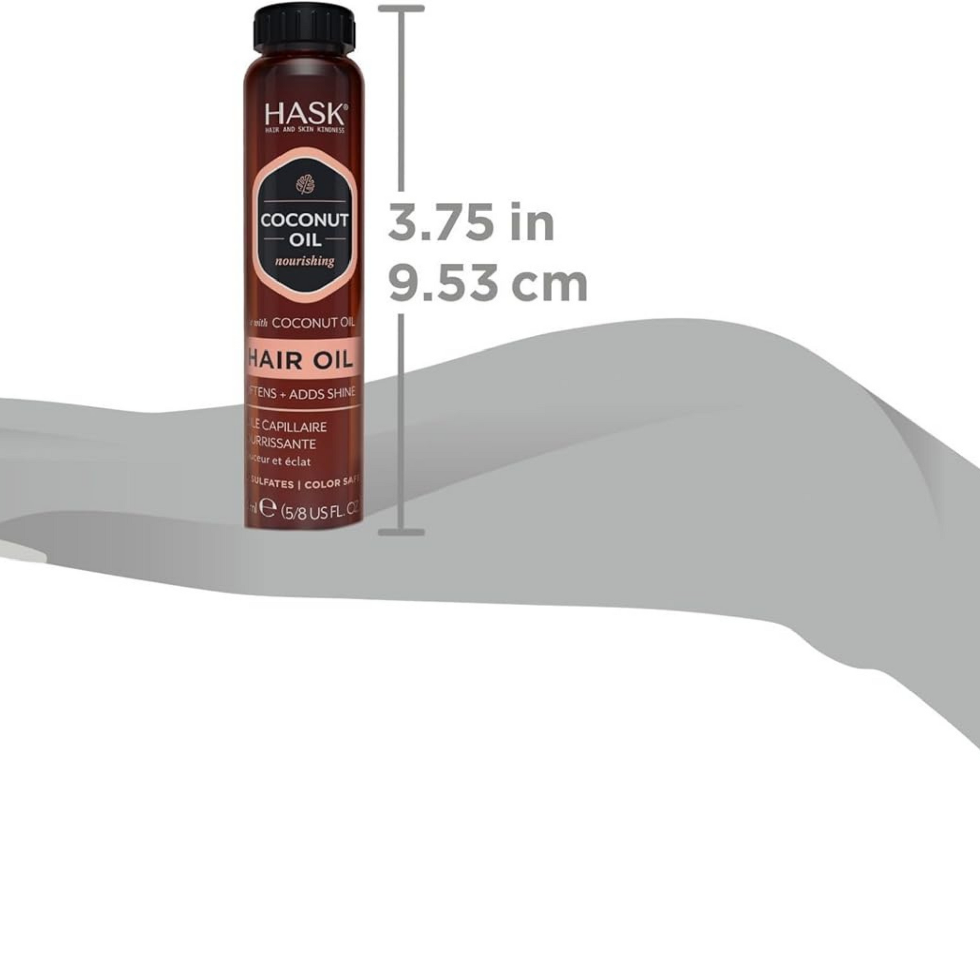 HASK Coconut Nourishing Shine Oil Vial All restore hair Best imported genuine authentic original premium beauty dandruff restore shiny silky cheap price in bd