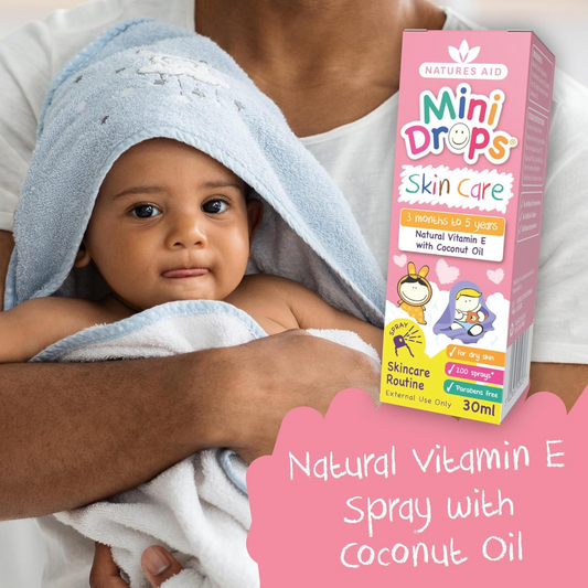 Natures Aid Skincare Oil Drops Spray For Vitamin E Babies children support growth Best Kid imported genuine UK premium health diet baby supplement low price bd