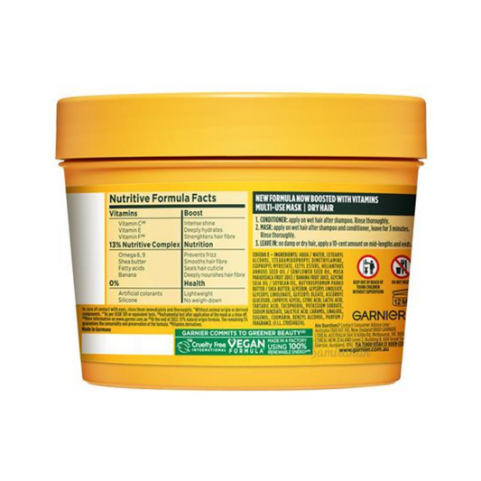 Garnier Fructis Nourishing Banana Mask Treatment Dry Hair Food Multi Use Fine shine healthy Best foreign Australia care import premium hair fall low price in bd