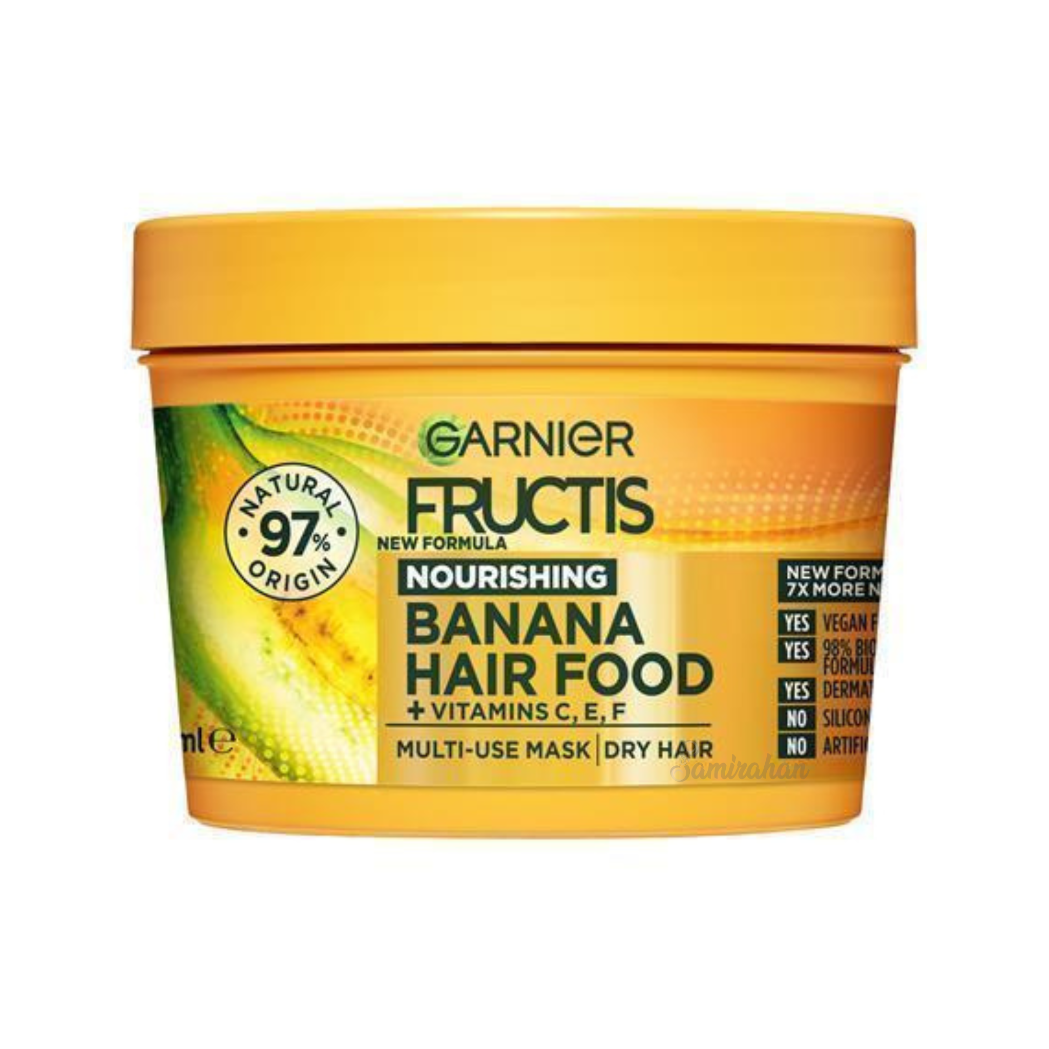 Garnier Fructis Nourishing Banana Mask Treatment Dry Hair Food 390mL garnier-fructis-nourishing-banana-mask-treatment-dry-hair-food-390ml