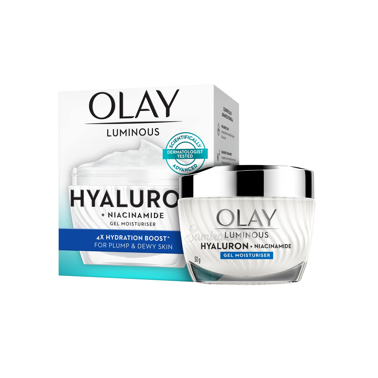 Olay Luminous Hyaluron Niacinamide Brightening Gel Moisturiser skincare Best import Dark Serum authentic original genuine brand premium Australia low price BD