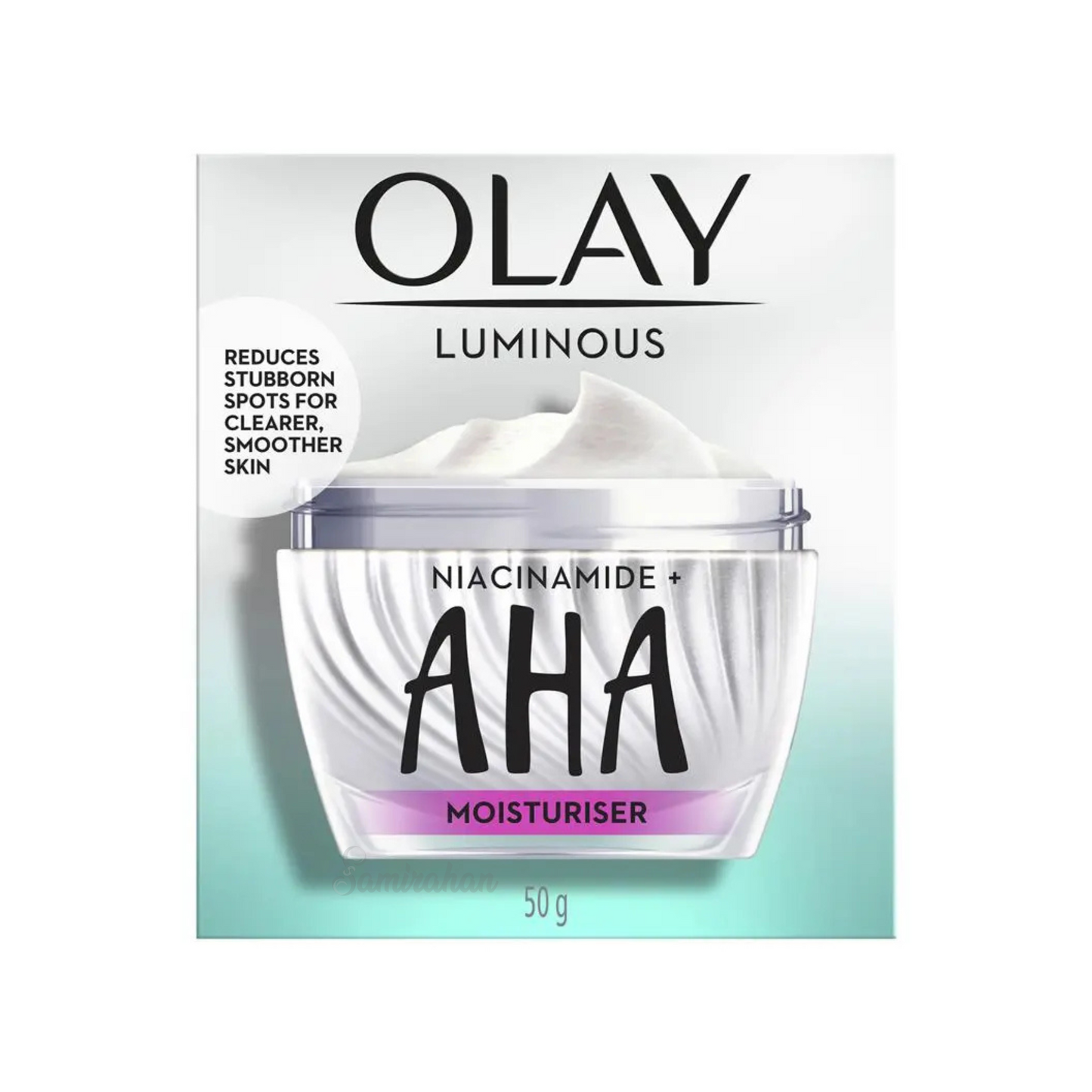 Olay Luminous Niacinamide AHA Face Cream Moisturiser Reduces Stubborn Spots skincare Best import authentic original genuine brand premium Australia low price BD