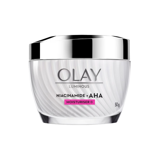 Olay Luminous Niacinamide + AHA Moisturiser Reduces Acne Marks skin care Best import makeup glow authentic original genuine brand premium Australia low price BD