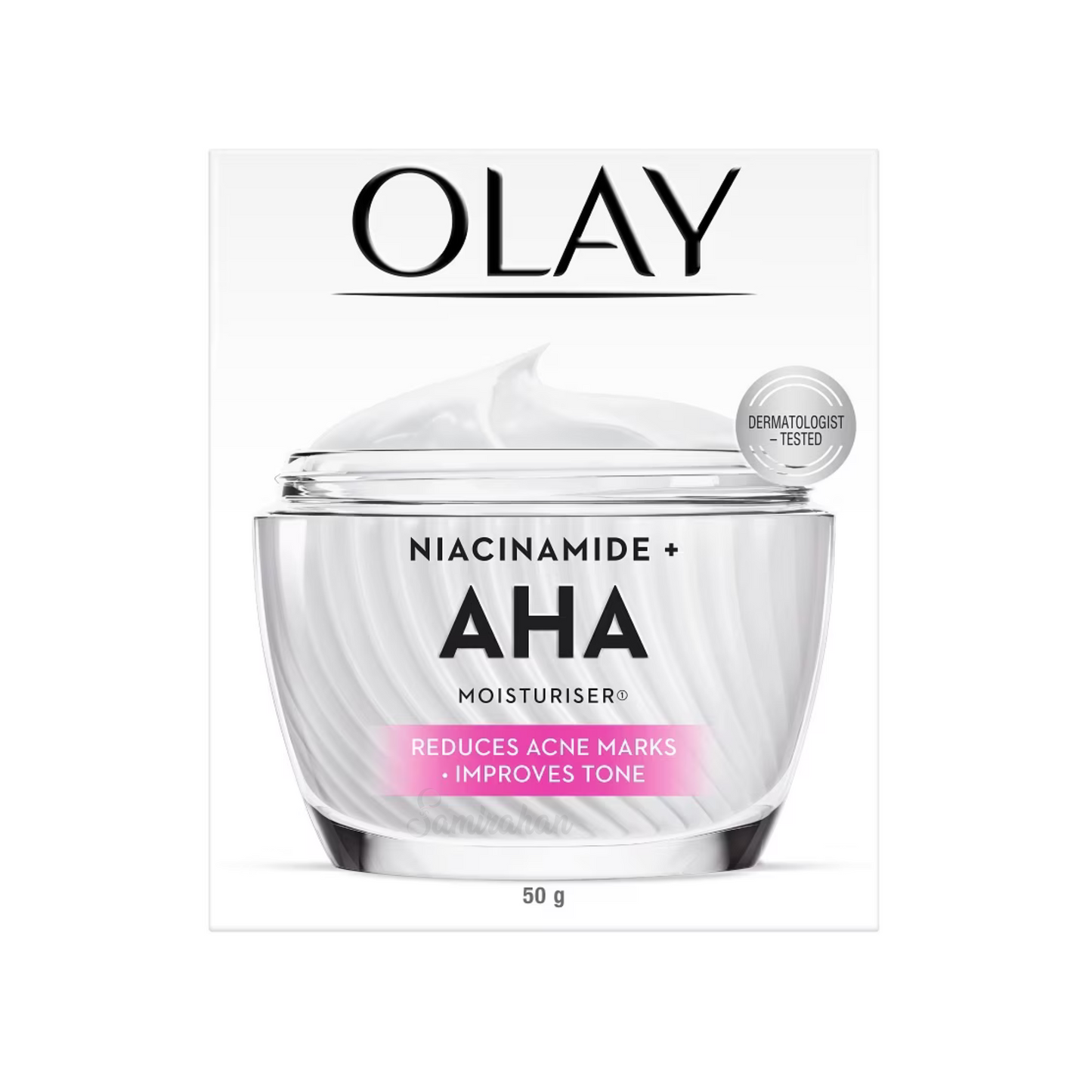 Olay Luminous Niacinamide + AHA Moisturiser Reduces Acne Marks skin care Best import makeup glow authentic original genuine brand premium Australia low price BD