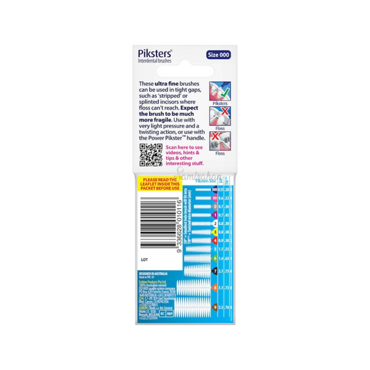 Piksters Reusable Interdental Brush Oral Hygiene Size 000 teeth gum enamel yellow Best import foreign Australian premium quality dentist white cheap price in bd