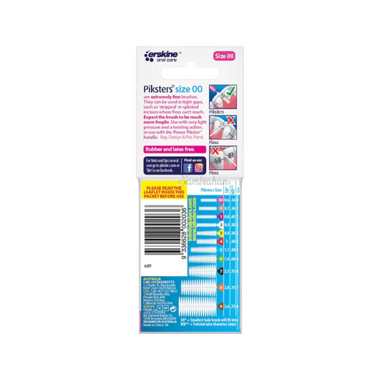 Piksters Reusable Interdental Brush Oral Hygiene Size 00 teeth gum enamel yellow Best import foreign Australian premium quality dentist white cheap price in bd