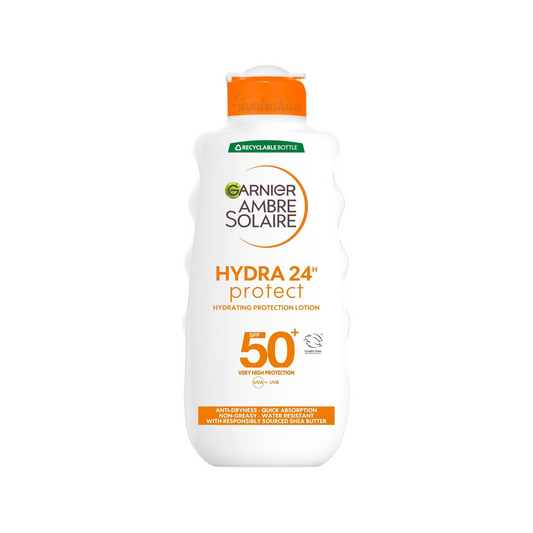 Garnier Ambre Solaire 24H Protect Hydra Lotion Shea Butter sun protect deeply clean Best import UK French genuine facial smooth beauty cosmetic low price in BD