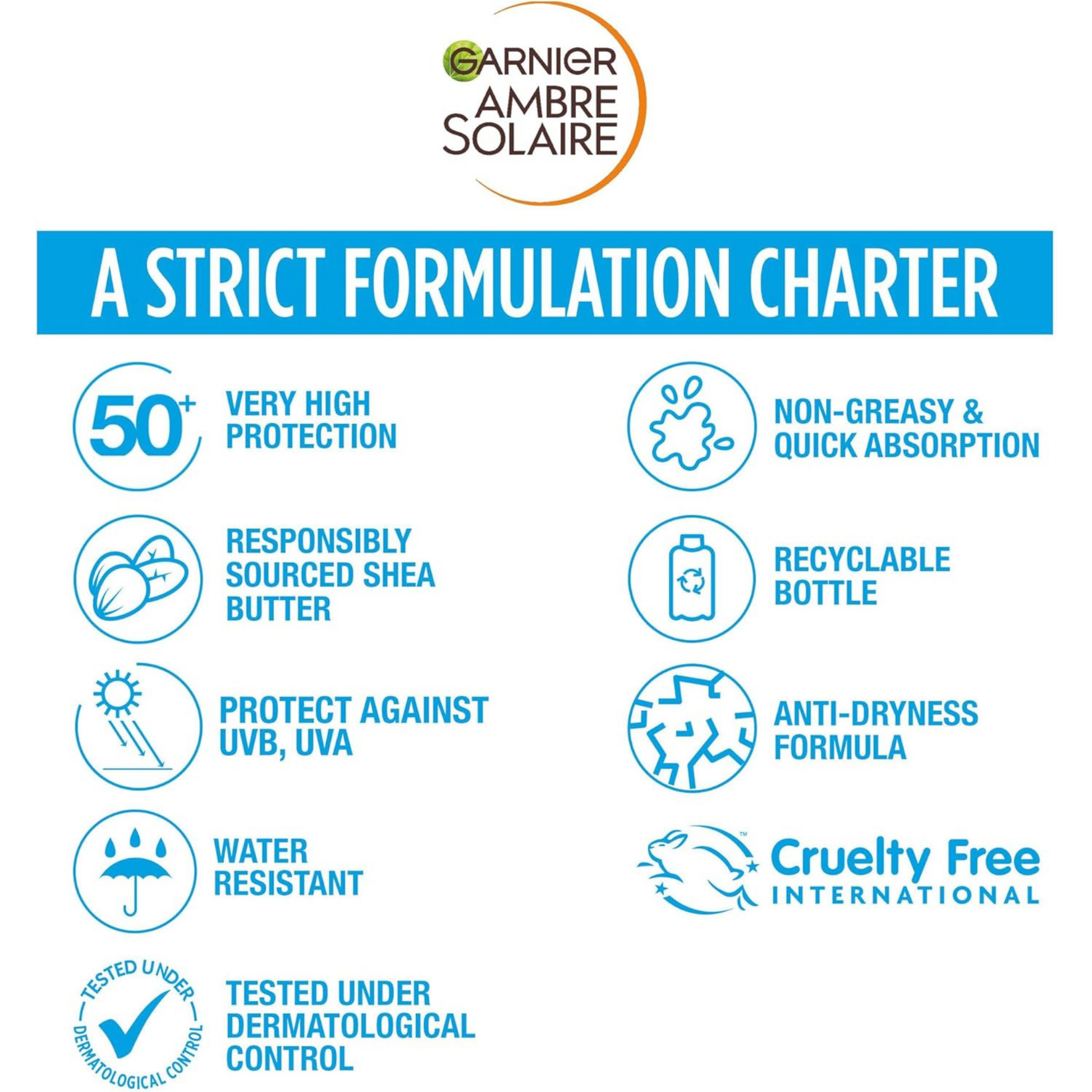 Garnier Ambre Solaire 24H Protect Hydra Lotion Shea Butter sun protect deeply clean Best import UK French genuine facial smooth beauty cosmetic low price in BD