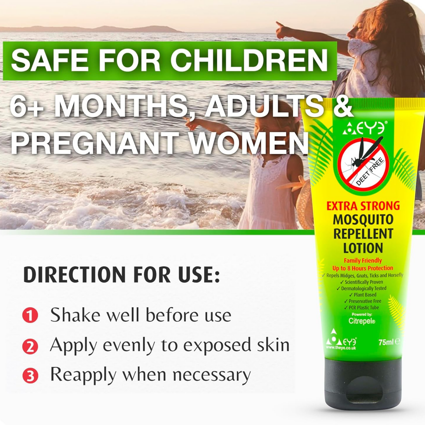THEYE Extra Strong Mosquito Repellent Lotion protect bug Ticks dry irritated skin lotion sale discount harbel Best real import premium herbal Australia cheap bd