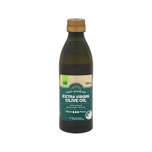 Woolworths Spanish 100% Extra Virgin Olive Oil Robust used great butter baking Natural Omega3 Best imported foreign organic healthy premium brand low price BD