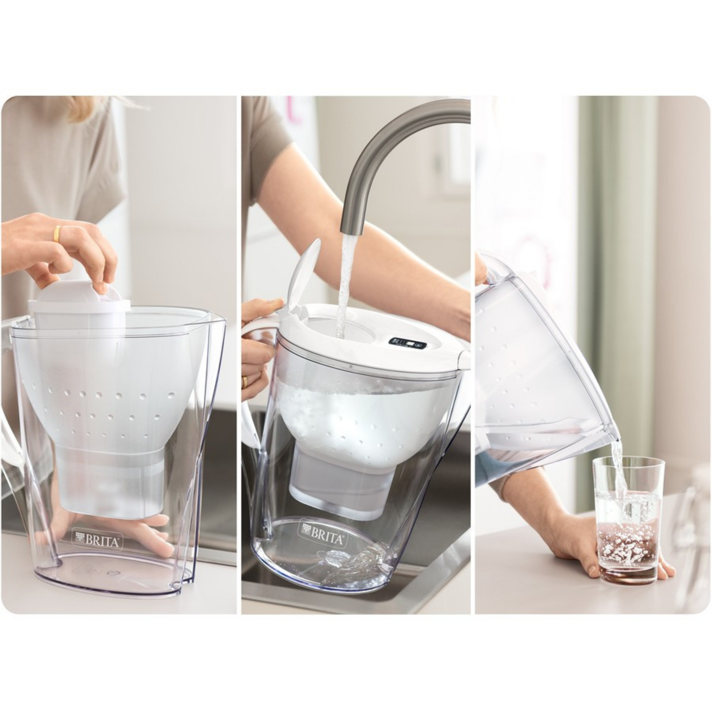 BRITA Marella 3.5L XL Water Filter Jug White Best imported foreign genuine authentic original Australian premium purifier healthy pure drinking safe price in BD