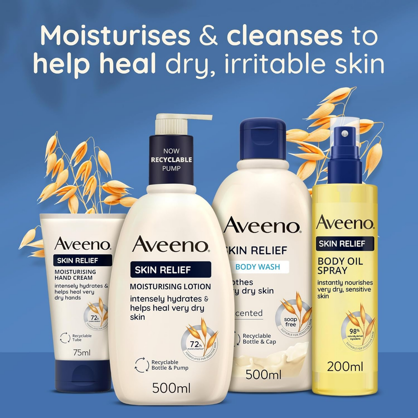 Aveeno body lotion unscented 500ml imported UK authentic genuine premium brand online shop cheap price BD Dhaka Sylhet Bangladesh sensitive dry skin moisturiser