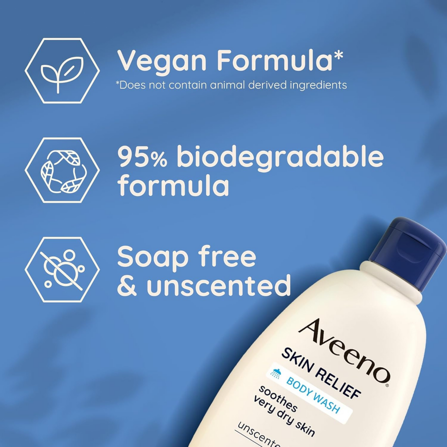 Aveeno Skin Relief Moisturising Triple Body wash shampoo Newborn Daily Use natural Best dry bright protect import UK authentic genuine skincare soft lowprice BD