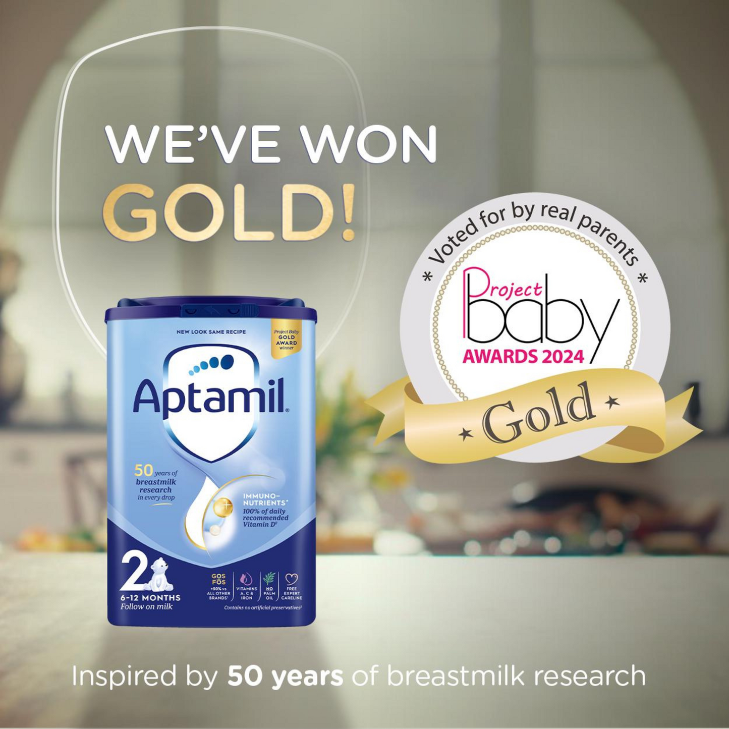 Aptamil Stage 2 Follow On Baby Milk Formula Powder 6-12 month uk safe health feed food care cow original store Best shop Import foreign Premium low price in bd